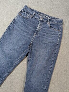 American Eagle Stretch Mom Jeans Women's 8L Blue